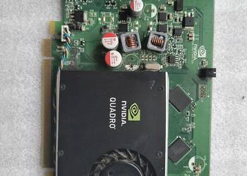 Karta graficzna NVIDIA Quadro FX 380 z 256 MB pamięci GDDR3.
