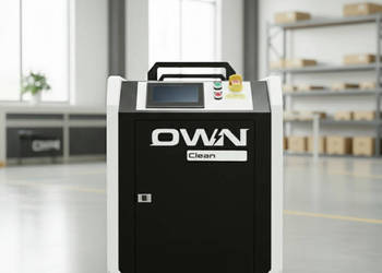 Laser zamiast piaskarki OWN Clean 2000W usuwa rdzę w sekundę!