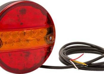 Lampa tylna zespolona LED, okrągła 12V (zintegrowany opornik) Ø 142 mm Kra…