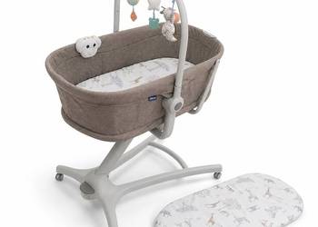 Chicco Baby Hug 4w1 łóżeczko leżaczek kołyska + zabawki + 2 materacyki