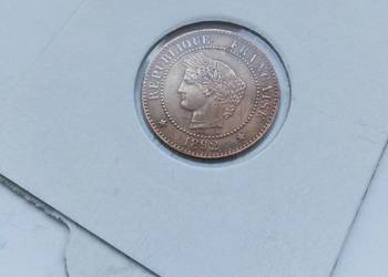 FRANCJA-2 CENTIMES-1892 r-A-PARIS