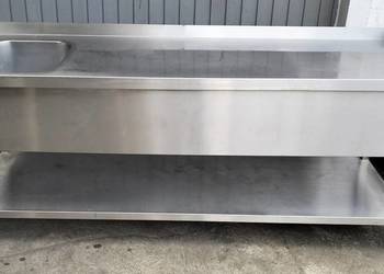 Zlew gastronomiczny 1-komorowy 210x70x85