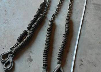 Zawiesie Łańcuchy do mini koparki sprzętu budowlanego