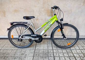 rower PEGASUS alu, amortyzator, przerzutki Shimano,na wzrost 150-170cm