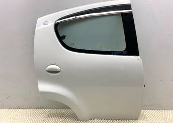 DRZWI PRAWY TYŁ CITROEN C1 Hatchback 05-14 BIAŁY LIPIZAN