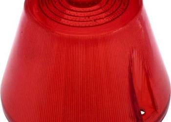 Klosz lampy wysoki WE93, 22, czerwony 1400690115