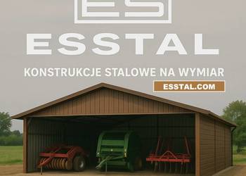 OTWARTY Garaż Blaszany | Kolory RAL | Wiata Magazynowa |Hala - ESSTAL-