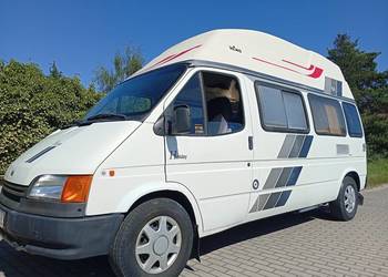 Ford Transit kamper 2.5;Turbo diesel ,woda,gaz,prysznic ,WC,lodówka