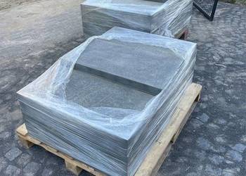 CZARNE PŁYTY CHODNIKOWE 40x40 gr 5 cm Granitowe Bazaltowe Labradoryt Granit