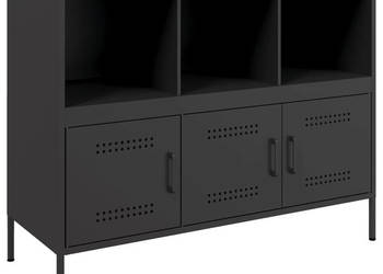 Szafka czarna 1005x39x79 cm stal WM-843090