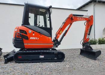 minikoparka gąsienicowa Kubota KX61-3,3×łyżka
