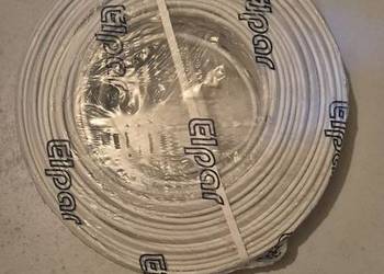 Sprzedam nowy przewód kabel ELPAR płaski YDYpżo 3x2,5mm2 100m - cała rolka