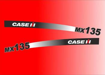 Naklejki case mx 135 zamienniki laminowane