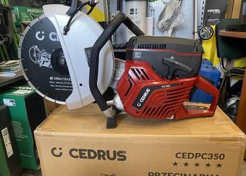 Przecinarka spalinowa Cedrus PC350 do betonu 4,8kM + TARCZA GRATIS
