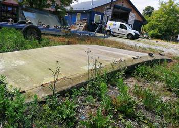 Mostek ogrodowy 4,90 x 2,1 m., kładka na staw,,,łukowy - laminat