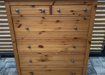 Komoda Hemnes – lite drewno 6 szuflad