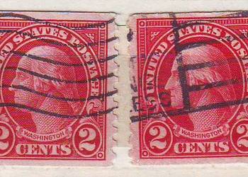 Zn. USA Sn 554a, b kas  kas 1922
