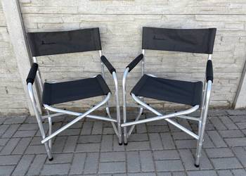 Isabella Director's Chair w kolorze szarym