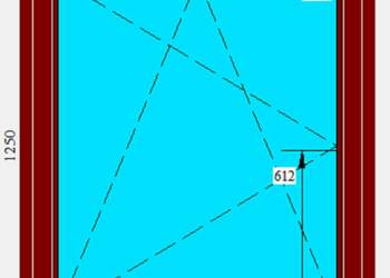 OKNO PCV 1080 X 1250 MAHOŃ