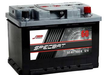 Akumulator SPECBAT 60Ah 480A EN PRAWY PLUS wysoki