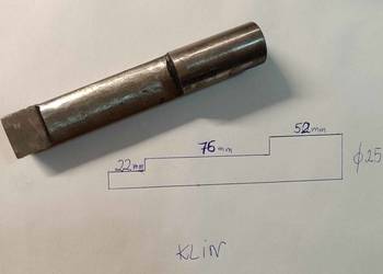 Klin do prasy zabierak palec fi 25 długość 149mm