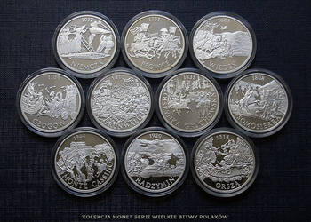 Kolekcja monet Wielkie Bitwy Polaków