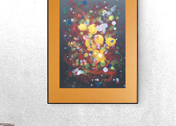 grafika skandynawski styl, abstrakcja do domu, obraz loft
