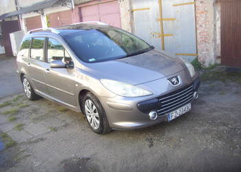 Peugeot 307sw.HDI 2.0 ,tylna belka, zderzak, drzwi, te, uszczelki, nadkola