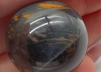 Kolekcjonerskie tygrysie oko niebieska kula a#57 23mm