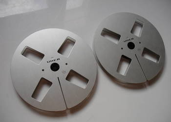 Szpula magnetofonowa ALU UHER -18cm srebrna