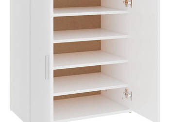 Szafka na buty biała 60x35x70 cm materiał drewnopochodny WM-808918