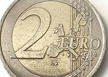 2€, Francja, 2002r."Arbre de la Vie" z destruktem.