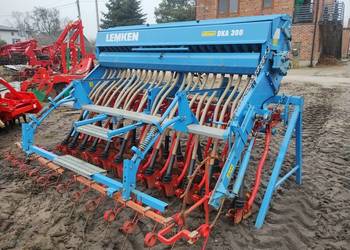 Siewnik 3 metrowy talerzowy nadbudowany LEMKEN DKA-S 300
