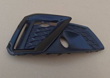 AUDI A4 B9 LIFT S-LINE KRATKA ZDERZAKA PRAWA ATRAPA ORYGINAŁ 8W0807682AM