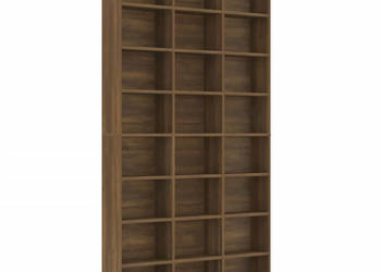 Szafka na płyty CD brązowy dąb 102x23x1775 cm WM-815092