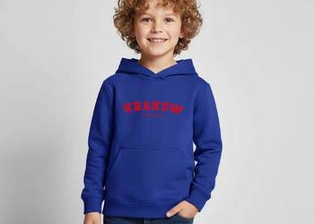 Ekologiczna dziecięca/nastolatkowa bluza premium z kapturem REGULAR FIT