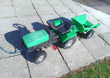 Używany traktorek z przyczepką dla dziecka