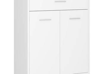 Szafka łazienkowa biała 60x33x80 cm materiał drewnopochodny WM-805024