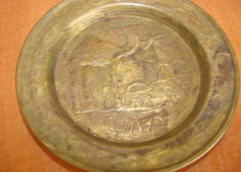 stara mosiężna pamiątka z Tunisu