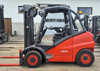 Linde H40D - Diesel - 4 sekcje - Nowe Łańcuchy / Przesuw. Stan BDB