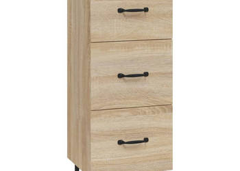 Szafka dąb sonoma 345x34x90 cm materiał drewnopochodny WM-812351