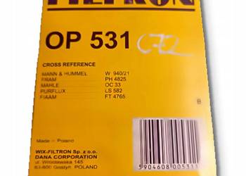 FILTR OLEJU Filtron OP 531 OP531 Opel Ascona B Omega A Rekord D E Senator