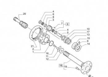New Holland T6010 Przekładnia planetar 36t 87573467
