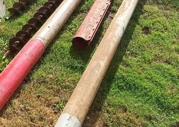 Żmijka przenośnik ślimakowy do zboża peletu trocin 8m