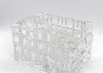 Popielniczka kryształowa Huta Julia PRL vintage szlifowany kryształ ciężka