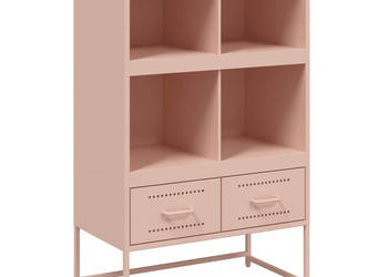 Szafka różowa 68x39x1115 cm stalowa WM-846603