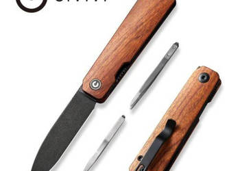 Nóż składany Civivi Sendy Guibourtia Wood, Black Stonewashed Nitro-V by Be…