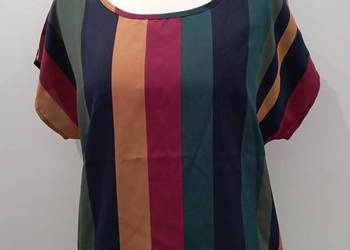 Bluzka w kolorowe pasy r. S