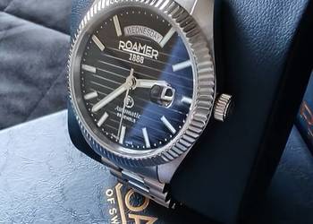 Szwajcarski zegarek automatyczny Roamer Primeline Daydate II gwarancja