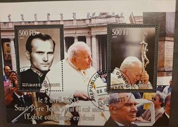 Jan Paweł II znaczki bloczki Jan Paweł II znaczki bloczki